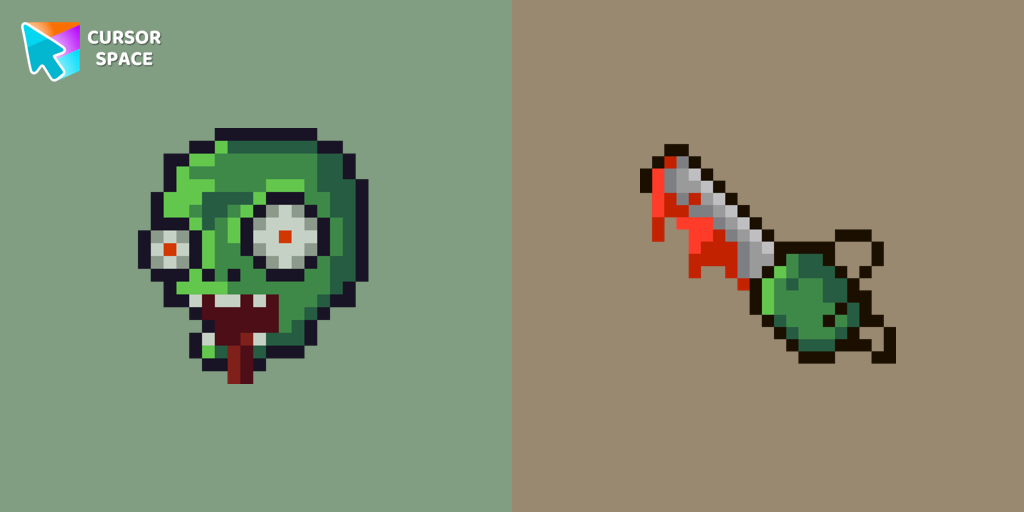 Cursor Zombie Pixel For Chrome